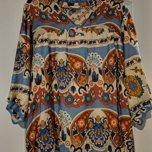 Umgee Tulum Print Women's Top